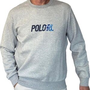 POLO RALPH LAUREN Polo RL Logo Crew Neck Knit Sweatshirt